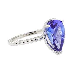 2.77 ctw Tanzanite Ring - 14KT White Gold