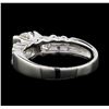 Image 4 : 1.00 ctw Diamond Ring - 18KT White Gold