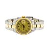 Image 1 : Two-Tone Rolex Oyster Perpetual Date Wrist Watch - Stainless Steel and 18KT Yell