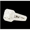 Image 1 : 2.89 ctw Diamond Ring - 18KT White Gold
