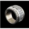 Image 4 : 4.35 ctw Diamond Ring - 14KT White Gold