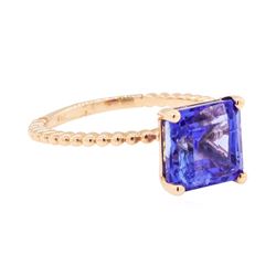 4.28 ctw Tanzanite Ring - 14KT Rose Gold