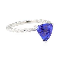 1.85 ctw Tanzanite Ring - 14KT White Gold