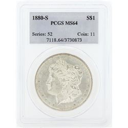 1880 MS64 NGC Morgan Silver Dollar