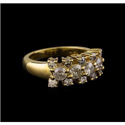 14KT Yellow Gold 0.97 ctw Diamond Ring