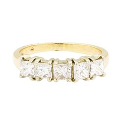 1.05 ctw Diamond Ring - 14KT White And Yellow Gold