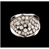 Image 2 : 14KT White Gold 1.40 ctw Diamond Ring