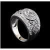 Image 4 : 0.93 ctw Diamond Ring - 14KT White Gold