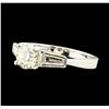 Image 1 : 1.23 ctw Diamond Ring - Platinum