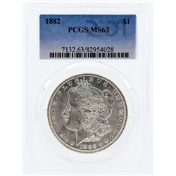 1882 PCGS MS63 Morgan Silver Dollar