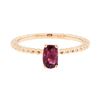 Image 2 : 0.61 ctw Ruby Ring - 14KT Rose Gold