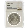 Image 1 : 1885-O NGC MS63 Morgan Silver Dollar