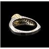 Image 3 : 14KT Two-Tone Gold 1.58 ctw Diamond Ring