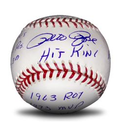 Pete Rose Stats Ball