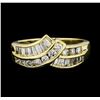 Image 2 : 0.80 ctw Diamond Ring - 14KT Yellow Gold