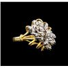 Image 1 : 0.27 ctw Diamond Ring - 14KT Yellow and White Gold