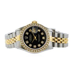 Rolex Two-Tone Diamond DateJust Ladies Watch