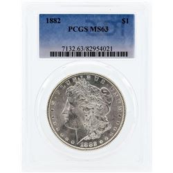 1882 PCGS MS63 Morgan Silver Dollar