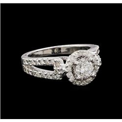 14KT White Gold 1.17 ctw Diamond Ring