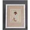 Image 8 : 3 PC Ethiopian Folk Painting with Frame