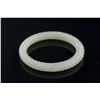 Image 1 : Chinese Fine Hetian White Jade Twisted Bangle