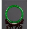 Image 3 : Burma Green Jadeite Carved Bangle