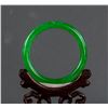 Image 3 : Burma Green Jadeite Carved Bangle
