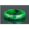 Image 1 : Burma Jadeite Carved Bangle