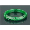 Image 2 : Chinese Jadeite Carved Bangle