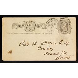 1878 United States 1 Cent Postal Stationary Card