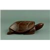 Image 1 : Chinese Huanghuali Wood Carved Turtle