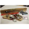 Image 1 : Stanley Wooden Leveler, Tin Motorcycle, Red Ranger Toy Gun& Kenworth Belt Buckle