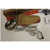 Image 3 : Stanley Wooden Leveler, Tin Motorcycle, Red Ranger Toy Gun& Kenworth Belt Buckle