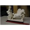 Image 2 : Horse& Chariot Statue Figure (Made&Signed by L.Toni)