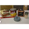 Image 2 : Lot of Assorted Tins (5)(Vogue Tobacco, Alpha Crayons, Blue Bird Toffee, Etc;)& Misc. (Rinas, Redlin
