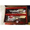 Image 2 : Lot of Assorted Cutlery w/Cutlery Box
