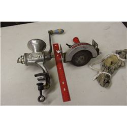 Antique Arco Saw& Beatrice Utility Grinder