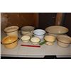 Image 1 : Lot of Enamel Ware (Bowls, Tub, Pots, Etc;)