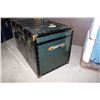Image 3 : Green Metal Trunk (36”x20”x21”)