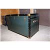 Image 4 : Green Metal Trunk (36”x20”x21”)