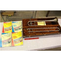 Olds' Trombone w/Carrying Case& Instruction Booklets