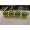 Image 2 : Set Of 4 Fire King Mugs, Ex. Condition