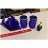 Image 6 : Cobalt Glassware (Jars, Art Glass, Limoges Atomizer)