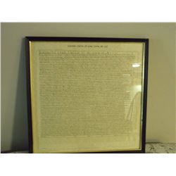 Magna Carta Print 18"x18"