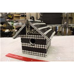 Rhinestone Glitzy Birdhouse (One Of A Kind)