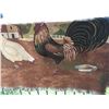 Image 3 : Farm Scene Throw/Wall Hanging, 58"x48", Ex Condition