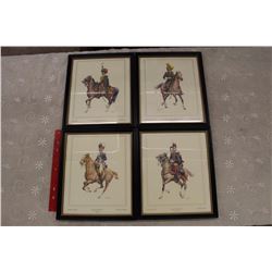 Calvary Pictures (4) (France, Prussia, USA & England, 1700's & 10th Century)