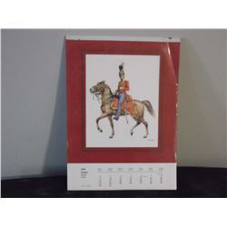 1978 Calvary Calendar Depicting 1700's+1800's West Germany