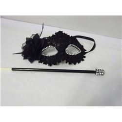 Masquerade Mask And Ladies Cigarette holder