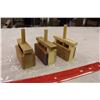 Image 2 : Miniature Wooden Butter Presses (3) (Possibly Salesman Samples)
